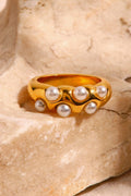 Trypop Perlenring | Gold