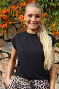 Alma U T-Shirt | Schwarz