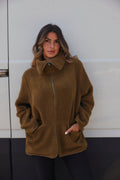 Bamie Teddy Zip | Misty Olive