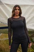 Nola Mesh | Schwarz