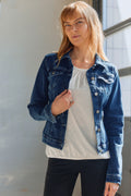 Molly Jacke | Dunkelblauer Denim