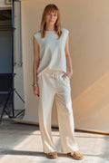 Tini Wide Pants | Creme