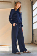 Tini Weite Hose | Marineblau