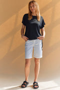 Birdie Denim Shorts | Weiß