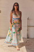Paradise Island Kleid | Mehrfarbig