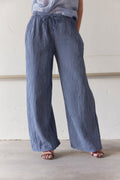 Sandy Stripe Hose | Marineblau