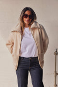 Bamie Teddy Zip | Creme
