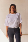 Kanna Box Tee | Weiß