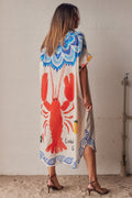 Mandala Ocean Hemdkleid | Mehrfarbig
