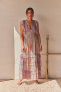 Langes Kleid An7136 | Blau