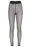 Isa Leggings | Schwarz kariert