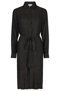 Ina Ls Hemdkleid | Schwarzgold