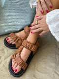 Keep Walking Sandale | Cognac