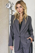 Liane Panel Oversize Blazer 30249 | Dunkelgrau