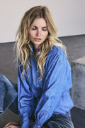Doppellagiges Denim-Hemd 35741 | Jeansblau