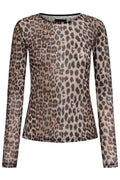 Mesh Ls Tshirt | Lux Leo Rosa Herz