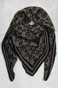 Matty Leo Schal | Schwarz Taupe
