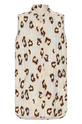 Weste gesteppt43P | Leopard