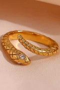 Hinterhältiger Schlangenring | Gold