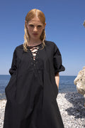 Saga Maxikleid | Schwarz
