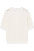 Shanne Strick-T-Shirt 54408 | Off White