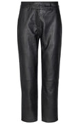 Phoebe Leder Chino | Schwarz