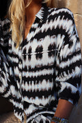 Tine Tie Dye Shirt | Schwarz Blau Tie Dye