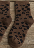 Bea Leo Socken | Brauner Leo