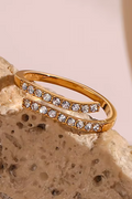 Zierlicher klassischer Ring | Gold