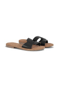 Ledersandale Vera1004 | Schwarz
