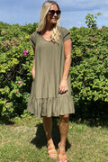 Sunrise Kurzes Kleid | Dunkle Armee