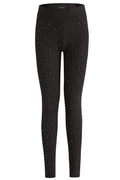 Alma Leggings | Schwarz Simili