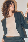 Blaire Caia Blazer | Dunkle Kiefer | Blazer von Mos Mosh