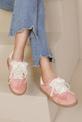 Schnürsneaker | Rosa