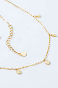 Halskette mit erhabenem Rand | Gold