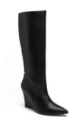 Keilstiefel | Schwarz