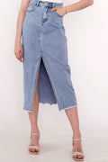 Dont Worry Jeansrock | Jeansblau