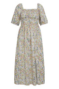 Gro Kleid | Grün Multi Flower