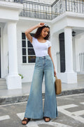 Jade Jeans mit weitem Bein | Denim