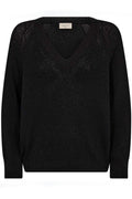 Linze Bluse | Schwarz