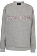 Eva Sweatshirt | Mittelgrau Melange