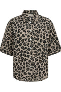 Lavisco Shirt 206036 | Sand Melange Schwarz