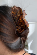 Leoparden Haarspange | Braun