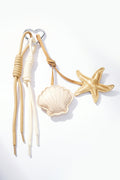 Strandmuschel-Taschenanhänger | Beige