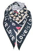Love Schal | Schwarz