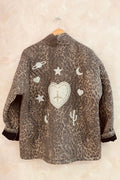 Leo Stickerei Jacke | Dunkelgrün